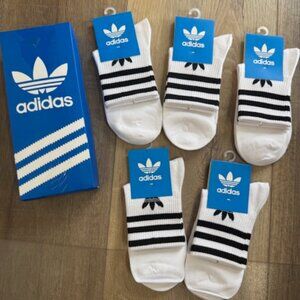 NEW adidas Kids Socks 5 Pair Size Small
